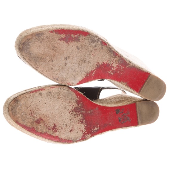 CHRISTIAN LOUBOUTIN size 40 platform wedge heels - Picture 3 of 14